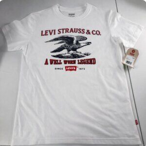 Levi's Boys' Short Sleeve "A Well Worn Legend" T-Shirt Size M, NWT
